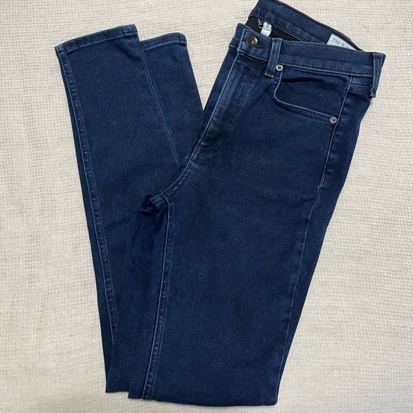 rag & bone Denim - Rag & Bone nina high-rise skinny jeans in coated mae